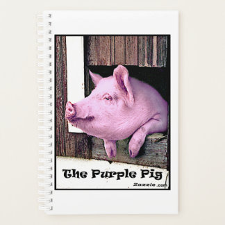 Das Lila Schweineplaner-Notebook Planer