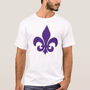 das lila T-Shirt Lilie Männer