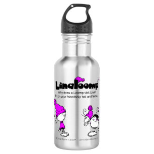 Das Linaloomp der Cartoon-Fassstudios Edelstahlflasche