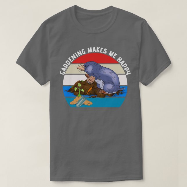 Das Loch im Garten  T-Shirt (Design vorne)