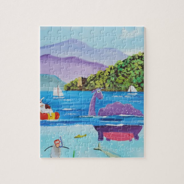 Das Loch- Nessmonster durch Gordon Bruce (Vertikal)
