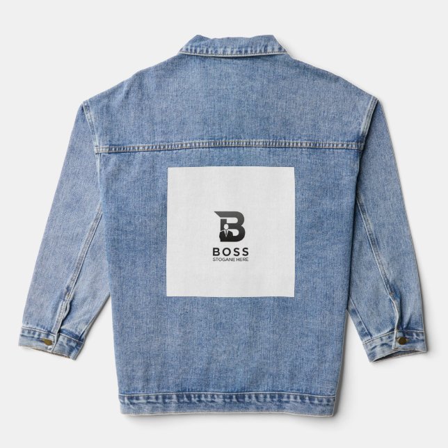 Das Logo Apex B Jeansjacke (Rückseite)