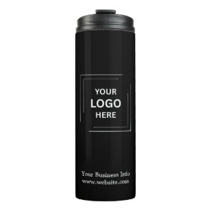 Das Logo "Black Custom Corporate Business" mit der Thermosbecher