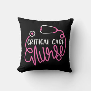 Das Logo "Critical Care Nurse" für kritische Pfleg Kissen