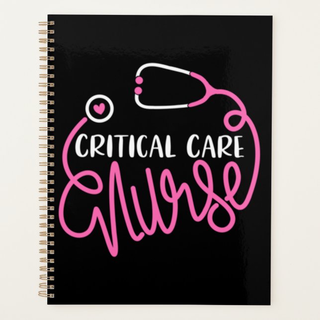 Das Logo "Critical Care Nurse" für kritische Pfleg Planer (Vorderseite)