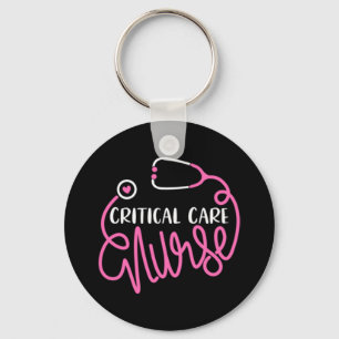 Das Logo "Critical Care Nurse" für kritische Pfleg Schlüsselanhänger