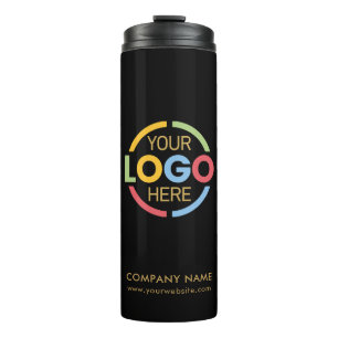 Das Logo der Black Gold Corporate Company Thermosbecher