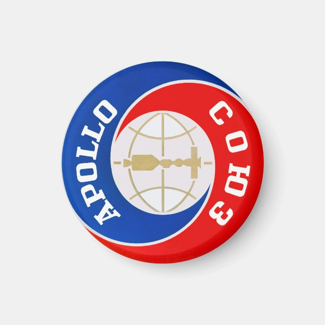 Das Logo der Mission Apollo-Soyuz Magnet (Vorne)