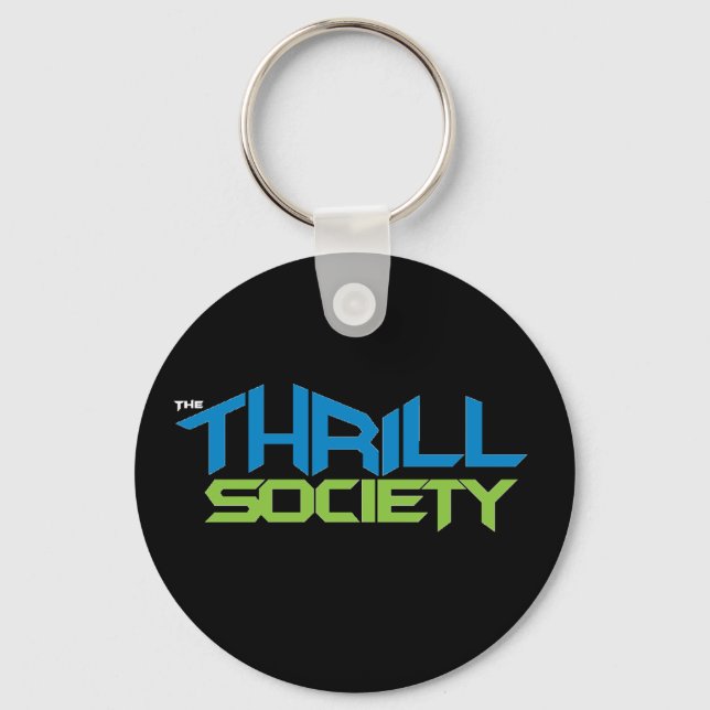 Das Logo der Thrill Society Schlüsselanhänger (Vorderseite)