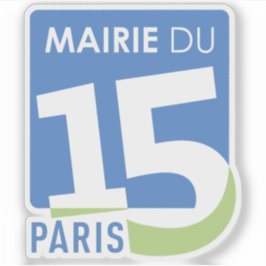Das Logo des 15. Pariser Arrondissements Aufkleber