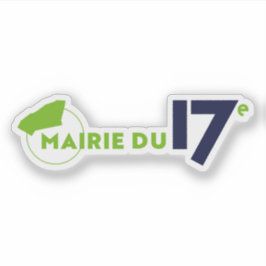 Das Logo des 17. Pariser Arrondissements Aufkleber