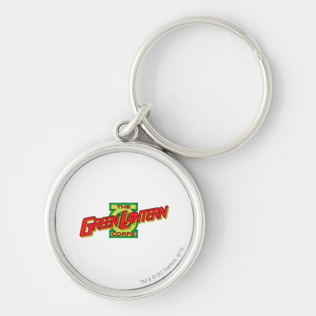 Das Logo des grünen Laternenkorps Schlüsselanhänger (Vorne)