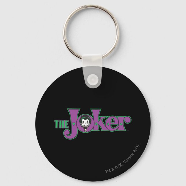 Das Logo des Jokers Schlüsselanhänger (Vorderseite)