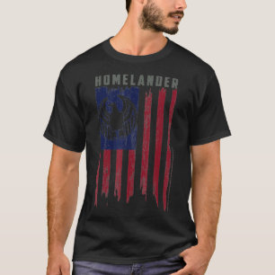 Das Logo des Jungs-Homelander-Flaggenadlers  T-Shirt