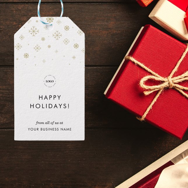 Das Logo des modernen Business Gold Snowflake Cust Geschenkanhänger (Von Creator hochgeladen)