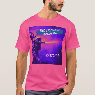 Das Logo des "Popcast Network Season 2" T-Shirt