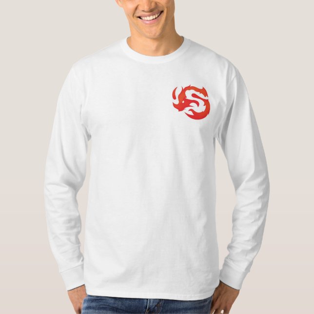 Das Logo Henley der Männer T-Shirt (Vorderseite)