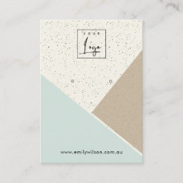 Das Logo "Kraft White Aqua Blue Keramik Earring" Visitenkarte