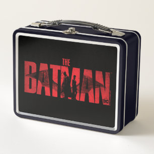Das Logo von Batman & Catwoman Metall Brotdose