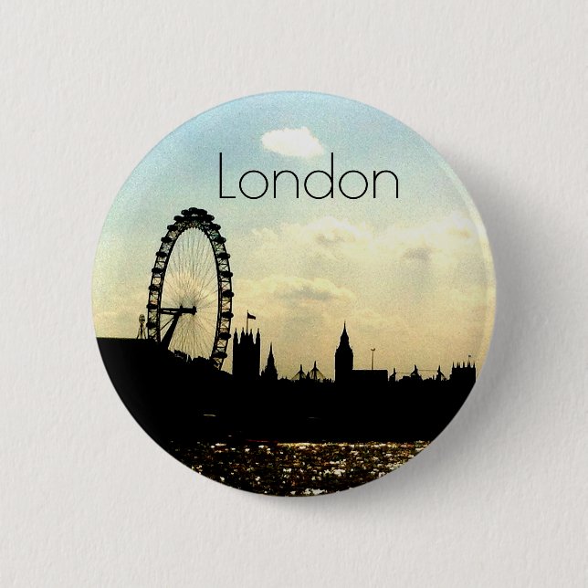 Das London-Augen-Abzeichen Button (Vorderseite)