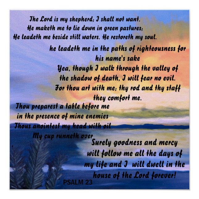 DAS LORD PRAYER Glossy Poster (Vorderseite)