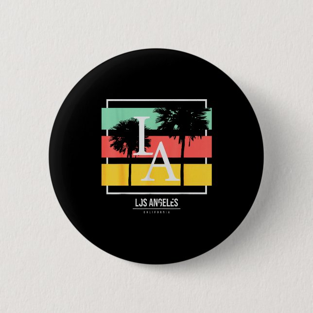 Das Los Angeles Kalifornien  Button (Vorderseite)