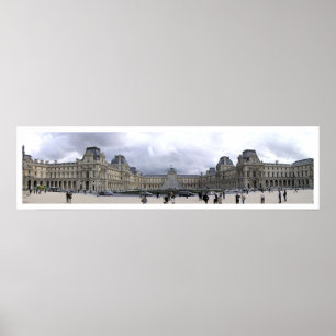 Das Louvre panoramisch Poster