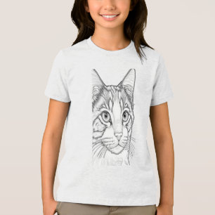 Das Löwen Art Design und Mode Tri-Blend Shirt