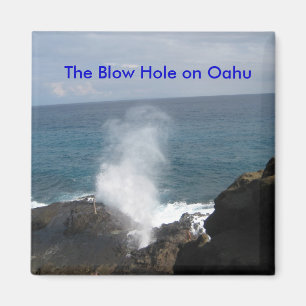 Das Löwenloch auf dem Oahu-Magneten Magnet