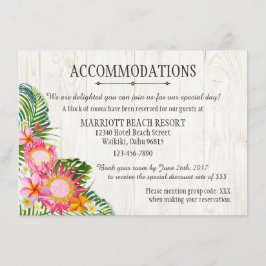 Das Luau Tropical Beach Resort Begleitkarte