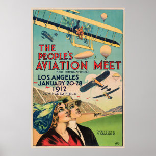 Das Luftfahrtmeeting des Volkes Poster
