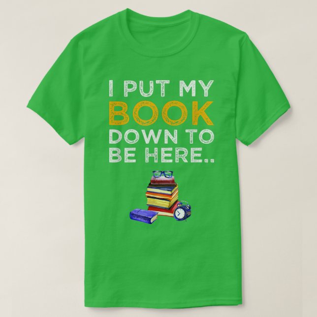 Das lustige Buch Lover Reading, das ich mein Buch  T-Shirt (Design vorne)