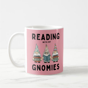 Das lustige Buch Lover Reading mit meinen Gnomen Kaffeetasse