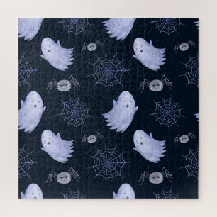 Das lustige Ghost Spider Halloween Muster.