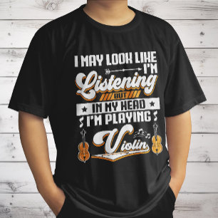 Das lustige Hören in meinem Kopf spiele ich meine  T-Shirt