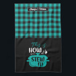 Das lustige Kochen ist, wie wir es Kariertes Muste Geschirrtuch<br><div class="desc">Das coole Küchenhandtuch macht das Kochen noch angenehmer. Personalisiertes Geschenk für Familie und Freunde,  die Liebe Kochen,  Backen und probieren neue Rezepte in der Küche. Passen Sie die Formulierung an Ihren Anlass an. Mit dem Design-Tool können Sie den Schriftart-,  Schriftart- und Schriftart-Typ weiter ändern.</div>