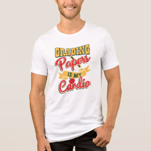 Das lustige Lehrer-Geschenk-Ordnen ist mein Herz Tri-Blend Shirt