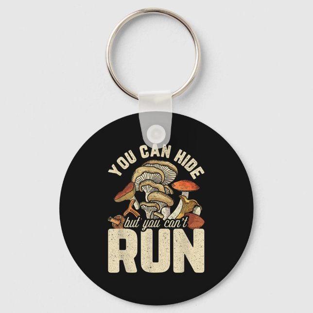 Das lustige Mushroom-Design lässt sich verbergen,  Schlüsselanhänger (Vorderseite)