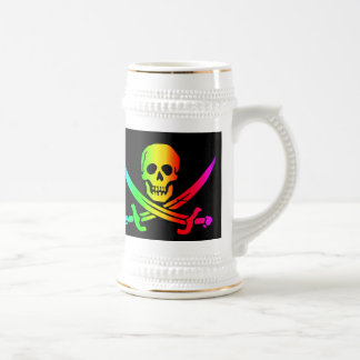 Das lustige RastafarI Bier Stein Bierglas