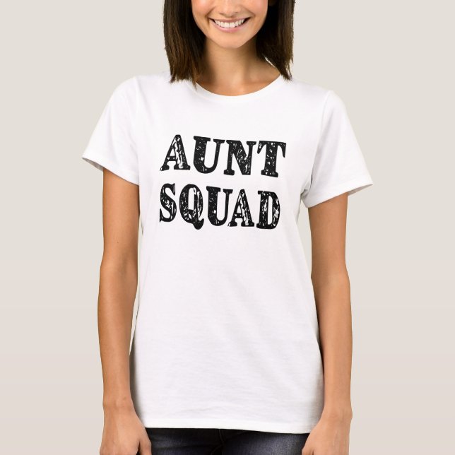 Das lustige Shirt Frauen Tante Squad (Vorderseite)