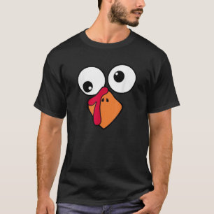 Das lustige türkische Gesicht an der Front und der T-Shirt