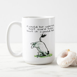Das lustige Zitat könnte schlimmere Tasse sein