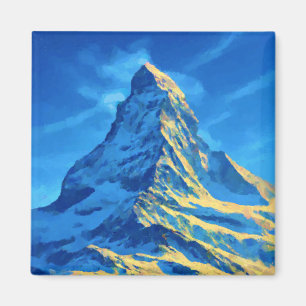 Das mächtige Matterhorn Magnet