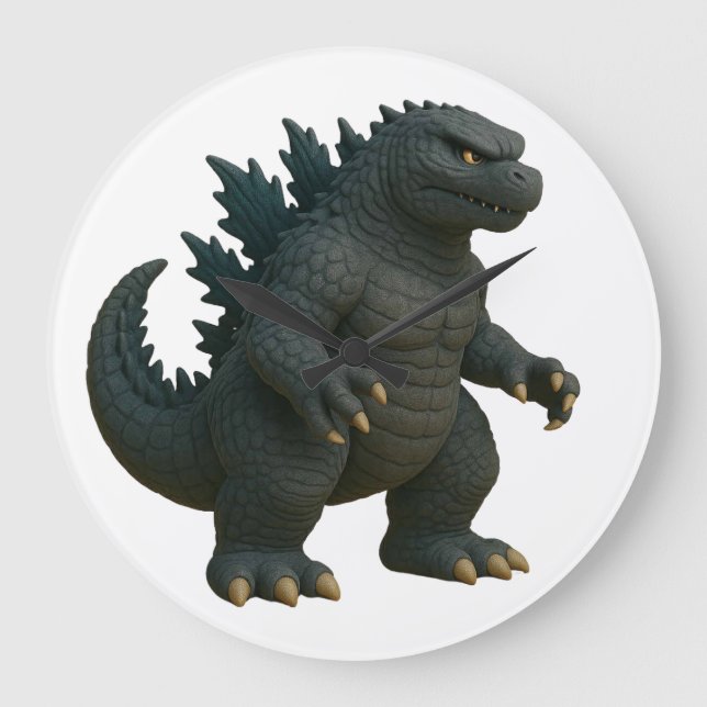 Das mächtige Tier Große Wanduhr (Vorderseite)