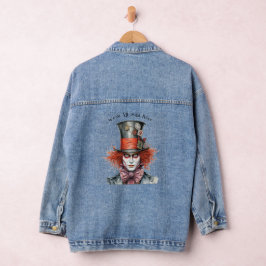 Das Mad Hatter Red Hair "Wir sind hier alle tot" Jeansjacke