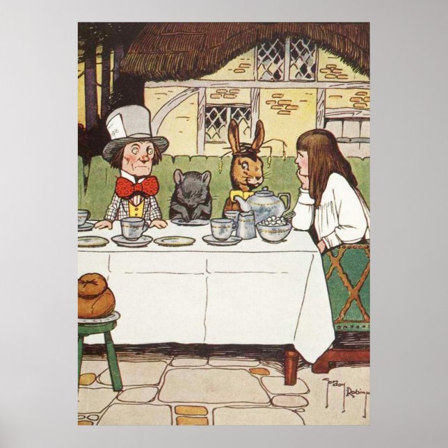 Das Mad Tea Party Poster (Vorne)