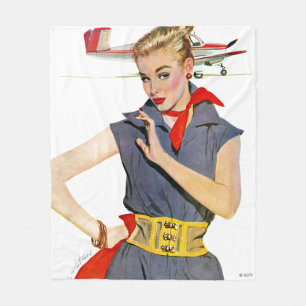 Das Mädchen, das Flugzeuge gestohlen hat Fleecedecke