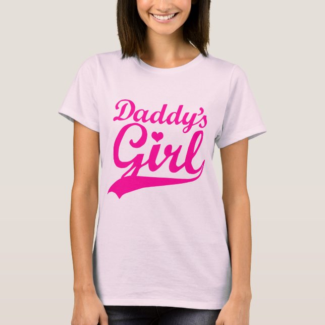 Das Mädchen des Vatis T-Shirt (Vorderseite)