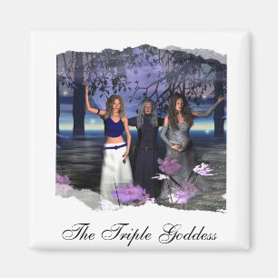 Das Mädchen, die Mutter und die alte Frau Magnet