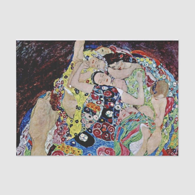 Das Mädchen durch Gustav Klimt, Kunst nouveau, Seidenpapier (Vorderseite)